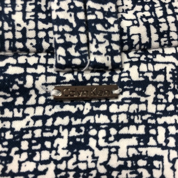 NWOT Calvin Klein Blue & White Dress Pants Size 10 - Picture 4 of 8